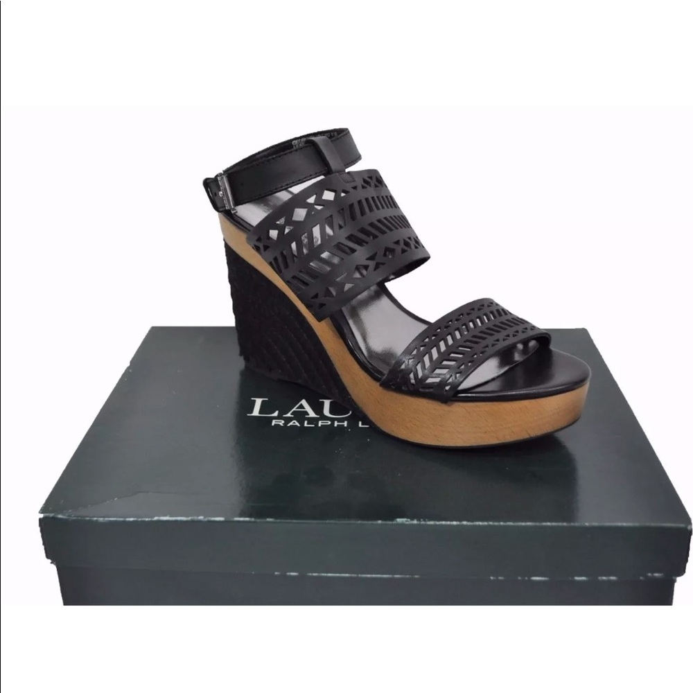 Lauren Ralph Lauren women’s GEORGINA WEdge SANDALS